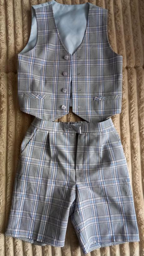 Set karovany vesta a kratasy, respect,122