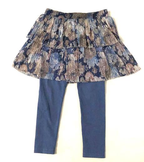 104/110 next leginky s kvietkovanou suknou,4-5 r., next,110