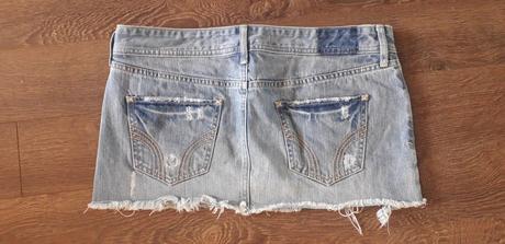 Riflová sukňa hollister   v.27., hollister,s