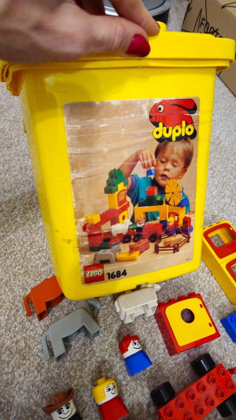 Lego duplo vedro so zvieratkami, vlacik, 