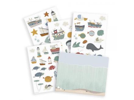 Little dutch samolepky na okno námornícky záliv,