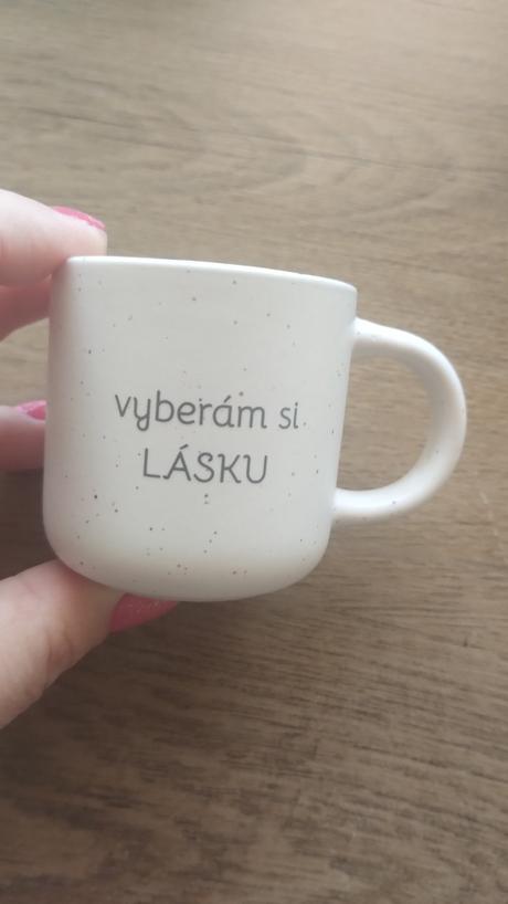 Šálka "vyberám si lásku" piccolo, 