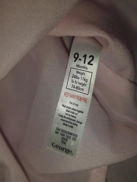 Detské kvietkované šaty 74/80, george,74