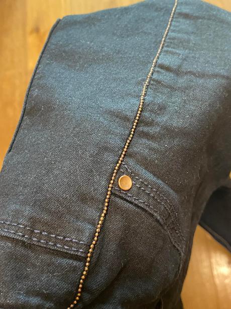 Camaieu - tmavomodré elastické rifle, camaieu,m