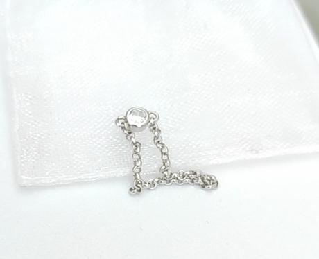 Strieborný retiazkový prsteň,