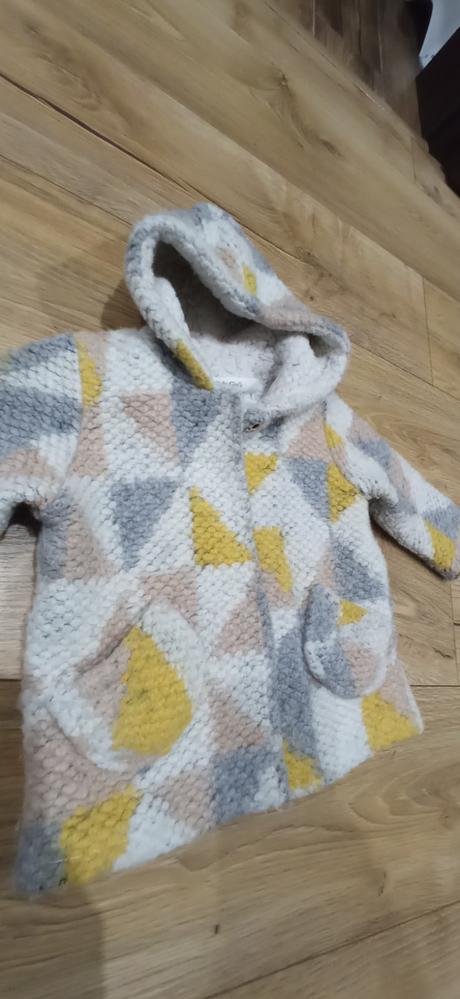 Dievčenský zimný kabát zara veľ 92-98, zara,92