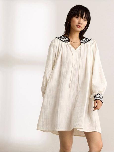 Lindex - šaty s výšivkou, lindex,xs