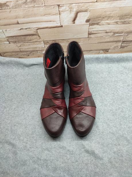 Rieker 41 - dámska bordová členková obuv, rieker,41