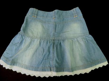 Riflová sukňa veľ.152, 152