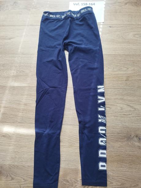 Tm. modré legíny veľ. 158/164, takko,158