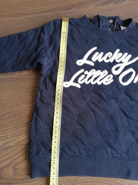 Tmavomodra mikina, h&m,92