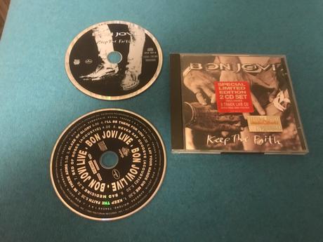 Cd box - 2 cd, bon jovi , keep the faith,