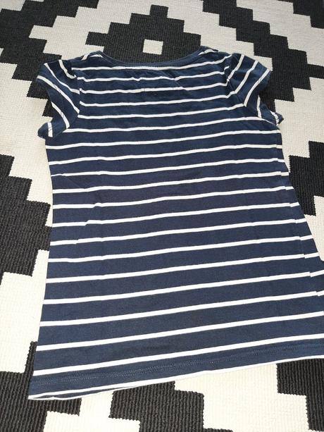 Nádherné pásikové tričko next s mašľou 6-8r., next,128