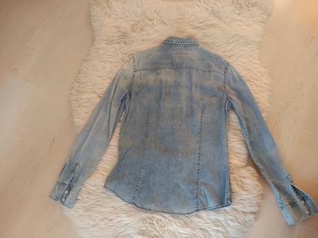 Košeľa džínsová, zara,m