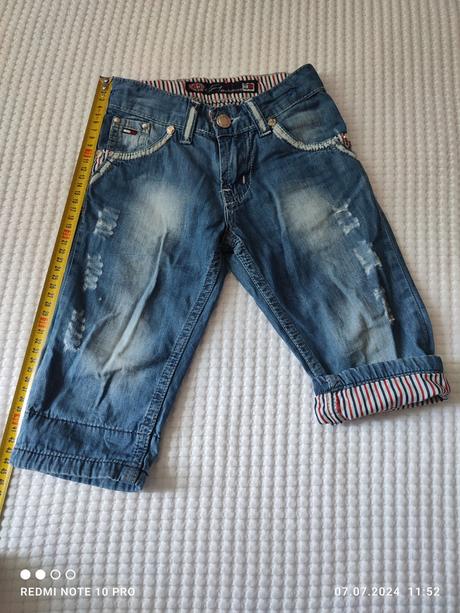 Kraťasy - tenká riflovina 104, tommy hilfiger,104