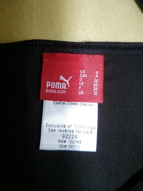 Krásne tielko zn. puma xs/s - 1x oblečené, puma,xs