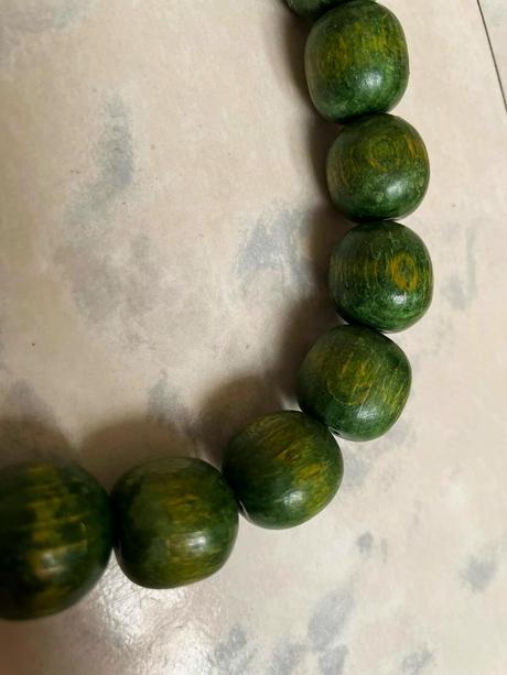 Naturálne drevené korále, 