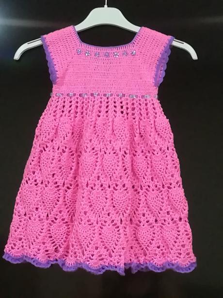 Detské háčkované šatky 23, 98