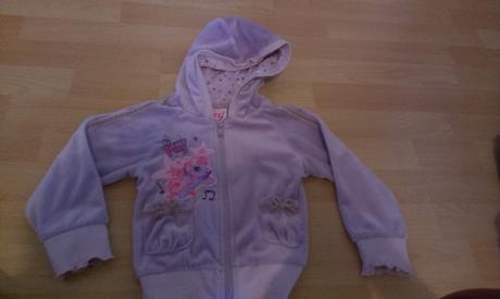 Dievčenská mikinka s aplikáciou koníka, 98