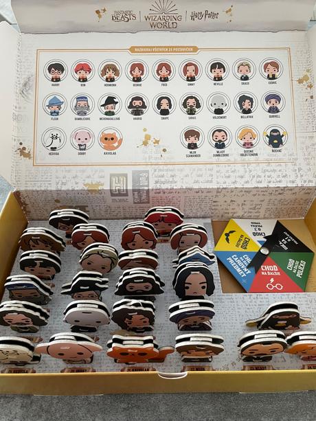 Spoločenská hra harry potter a zber.album,