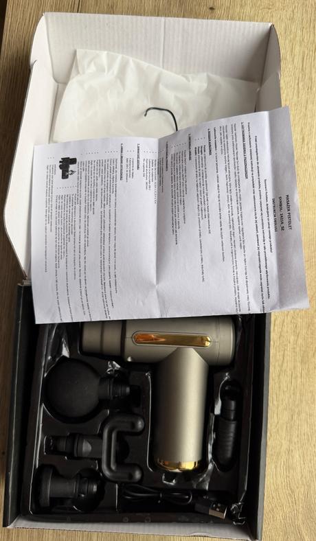 Masážna pištoľ massage gun verk 25w 4 nástavce,