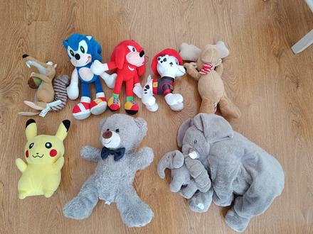 Ježko sonic, pichacu, paw patrol,