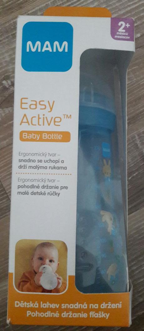 Dojčenská fľaška mam, mam