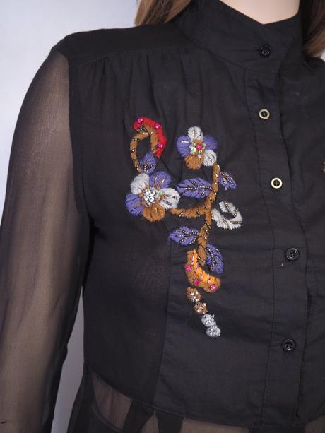 Luxusná hodvábna blúzka miu miu, s