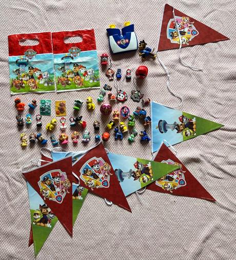 Balík labkova patrola, paw patrol, figúrky, vrecká,