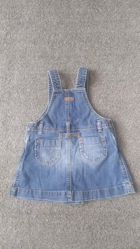 Veľ.86 riflové šaty, h&m,86