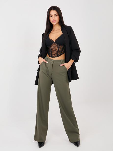 Elegantné dámske nohavice s rovným strihom, 36 - 46