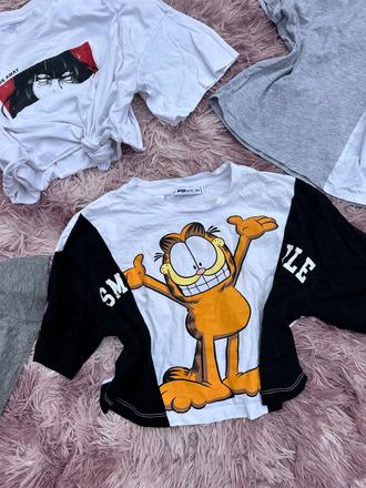 Nádherný croptop garfield, xs