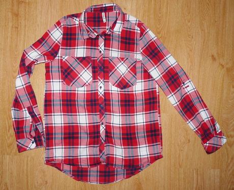 Kockovaná košeľa, stradivarius,s
