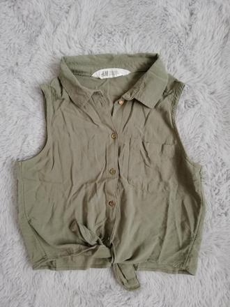 Blúzka s uzlom h&m 9-10 rokov, h&m,140