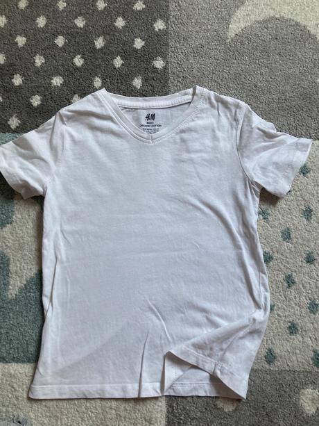 Biele tričko h&m 110/116, h&m,110