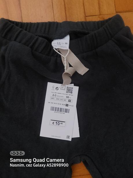 Zara tepláky 98 nove, zara,98
