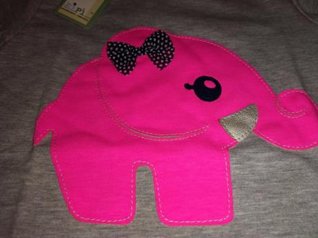 Predlzene tričko-slonik, 98