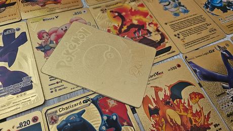 Zlate pokemon karty,
