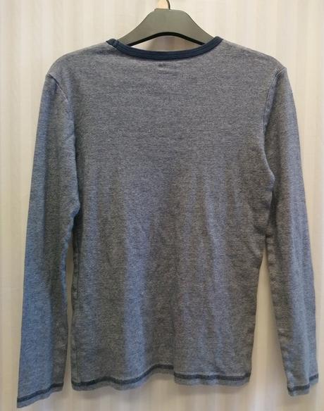 Pásikavé modro biele tričko, h&m, 158-164 cm, h&m,164