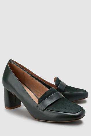 Zelené kožené topánky, next,41