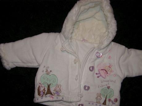 Teplučký kabátik pre dievčatko, cherokee,74