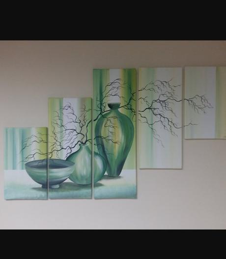 Maľovaný obraz 150 x 90 cm, 