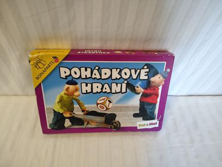 Retro spoločenská hra pat a mat, pohádkové hraní, 