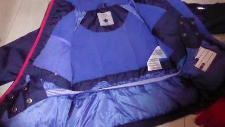 Bunda zimná nová teplá s vnút. pásom, kiki&koko,98