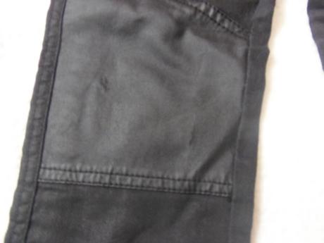 Nohavice s imitáciou koženky, h&m,140