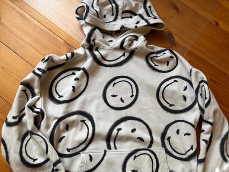 Smajlikova krasna mikina top stav, h&m,158