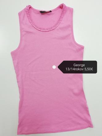 Ružové letné tielko, george,164