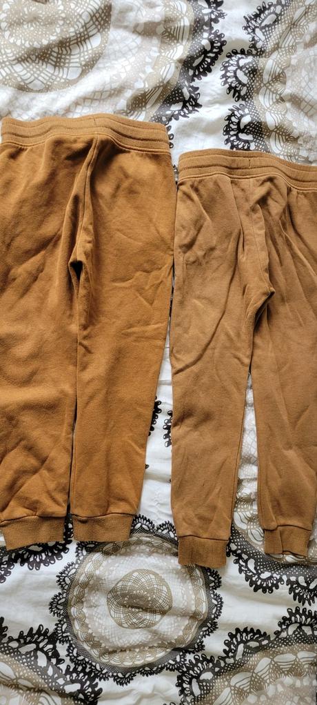 Teplaky hnedé, h&m,116