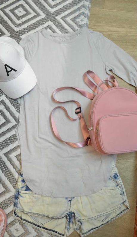 Predĺžené tričko roll up raz vazaté xs/s, xs