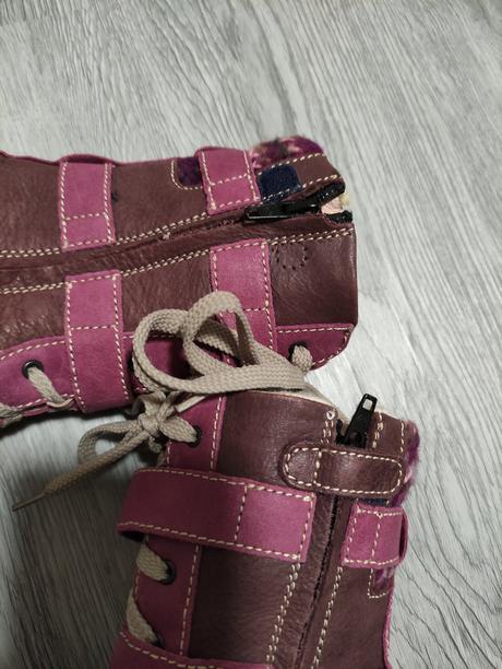 Szamos kožené teplé čižmy, 28